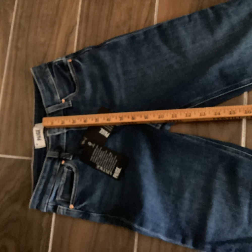 Paige/Cindy crop raw hem.Sz 25 jeans. See pic for measurements. - Picture 3 of 9